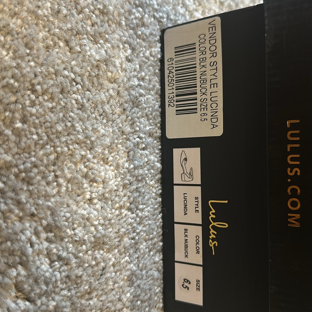 Lulu's Black Ankle Strap Heels - Picture 4 of 4